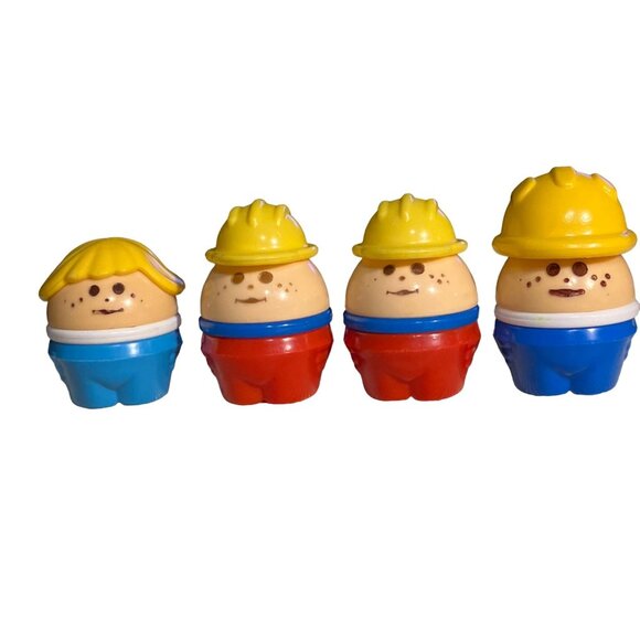 Little Tikes Cherry Picker Lift Truck with  Construction Workers Toddle Tots Vin - Picture 7 of 11